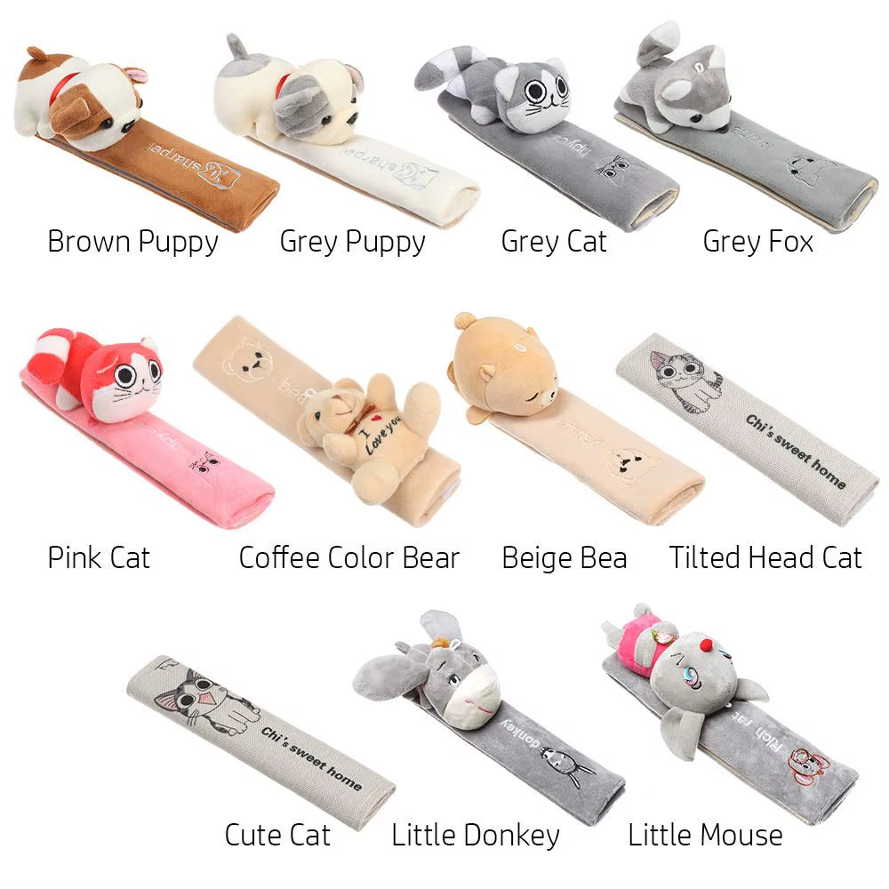 Cartoon Seat Belt Car Seat Belt Shoulder Pad Car Shoulder Protector Car Accessories Interior Seat Belt Protector
