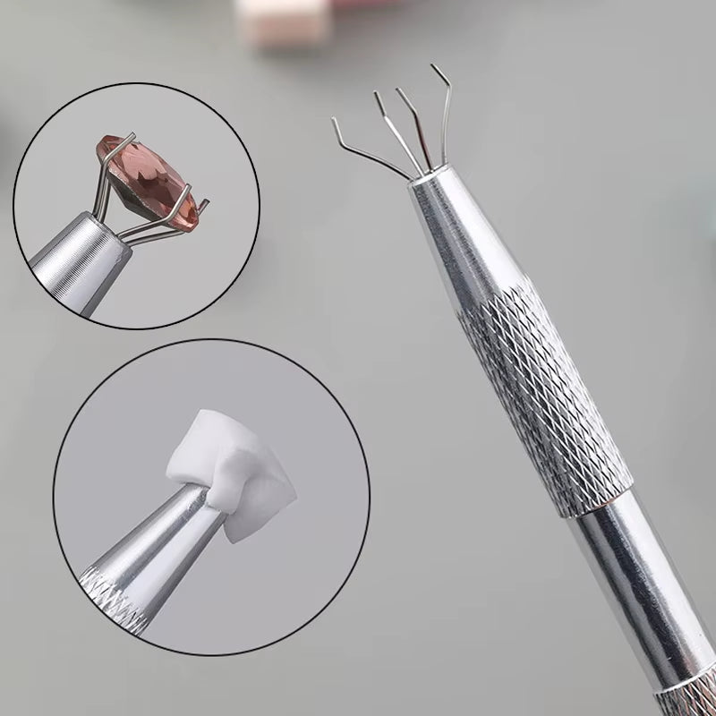 100/50Pcs Square Nail Art Sponge Set Gradient Nail Brushes Gel Polish DIY Design Nail Sponge Grab Pen Manicure Supplies Tools