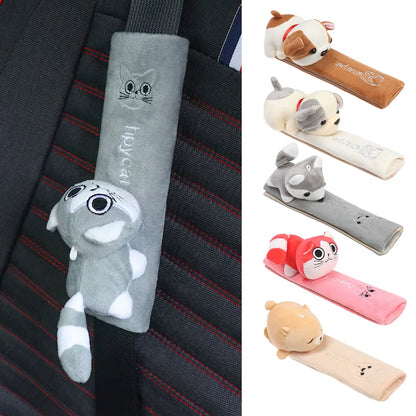 Cartoon Seat Belt Car Seat Belt Shoulder Pad Car Shoulder Protector Car Accessories Interior Seat Belt Protector