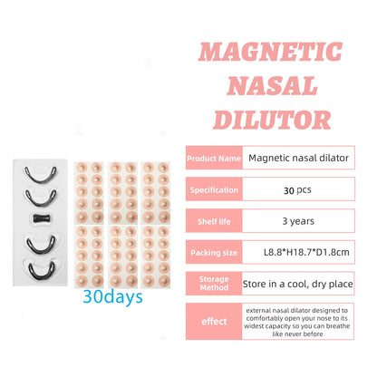Nasal Breathing Dilators Magnetic Nasal Strips Increase Air Intake Improve Sleep Quality Reduce Snoring