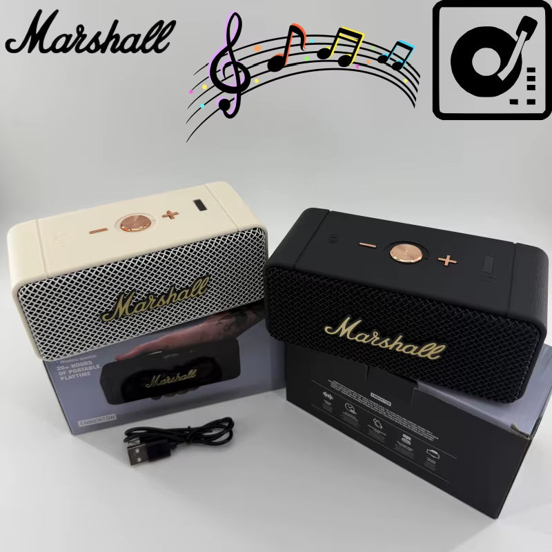 New Marshall EMBERTON Portable Bluetooth Speaker Wireless Home Retro Music Player Stereo Subwoofer Mini Speaker Home Sports