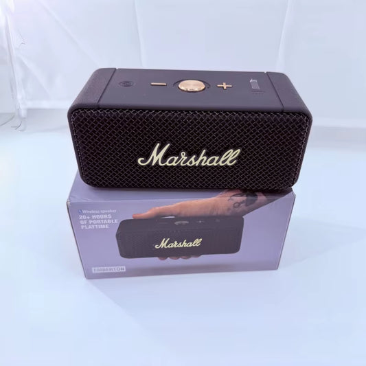 New Marshall EMBERTON Portable Bluetooth Speaker Wireless Home Retro Music Player Stereo Subwoofer Mini Speaker Home Sports
