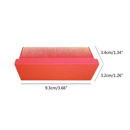 Hair Straightener Comb V Type Attachment for Hair Flat Iron Durable Barber Hair Styling Tool Compact Nylon Straightening Comb